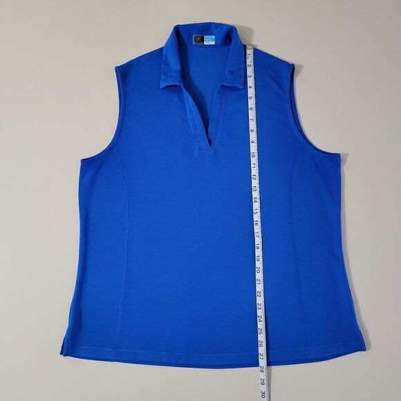 PGA TOUR Womens Solid Sleeveless Golf Shirt - Picture 6 of 10